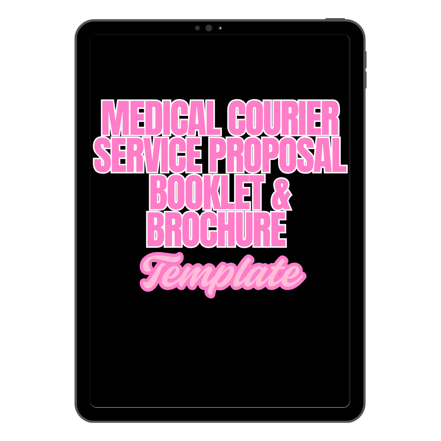 Medical Courier Service Proposal Booklet & Brochure Template